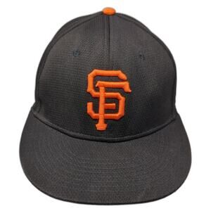 Team MLB San Francisco Giants Strapback Baseball Cap Hat Black One Size MLB